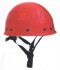 Helm Ultralight in Bergsteigerform; mit Belüftung und Kinnriemen