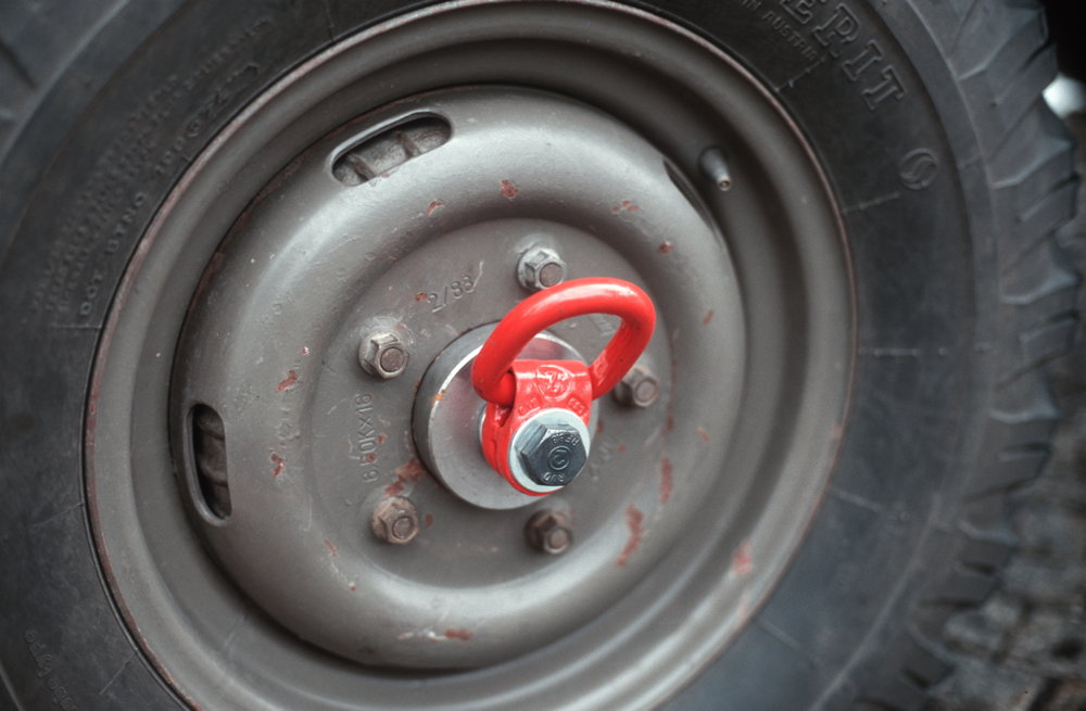 Radnabenadapter für den Heeres– Pinzgauer.